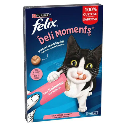 Felix DeliMoments Salmão 4x10gr