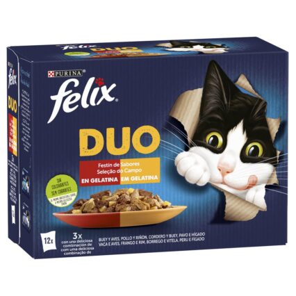 Felix DUO Gelatinas Seleção do Campo 12x85g