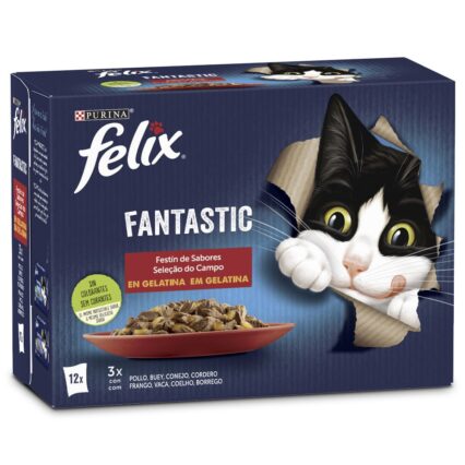 Felix Fantastic  Gelatina de Carne 12x85g