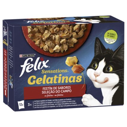 Felix Sensations Gelatinas Seleção do Campo 12x85g