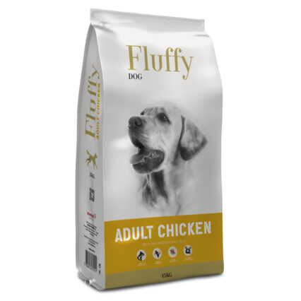 Fluffy Cão Adulto Frango 15kg