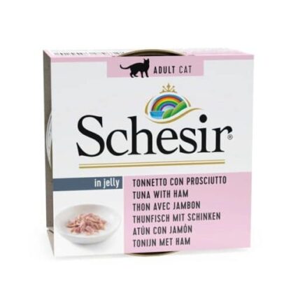 Schesir Gato Atum e Presunto 85gr