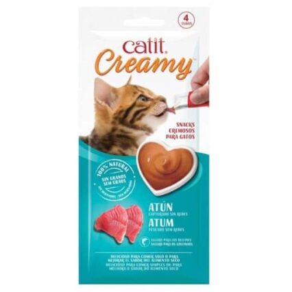 Catit Creamy Atum 4x10g