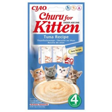 CHURU Gato Kitten Receita Atum 4X14GR