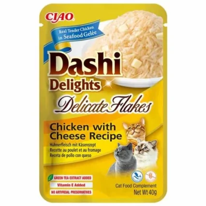 Dashi Delights Delicate Flakes Frango c/ Queijo 40gr