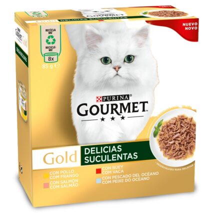 Gourmet Gold Delicias Suculentas 8x85gr