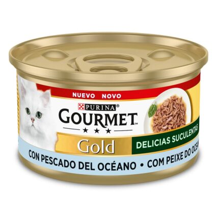 Gourmet Gold Delicias Suculentas Peixe do Oceano 85g
