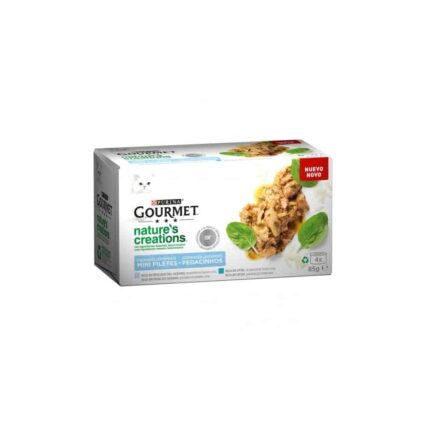 GOURMET NATURE'S CREATIONS Peixe Oceano + Atum (4x85g)