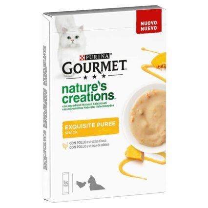 Gourmet Nature´s Creations Puré Frango e Abóbora 5x10g