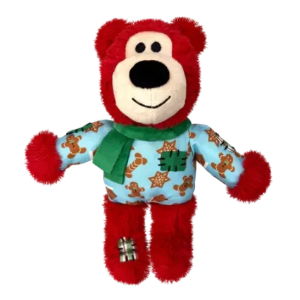 Kong Holiday Dog Wildknots Bear M/L Vermelho 2025
