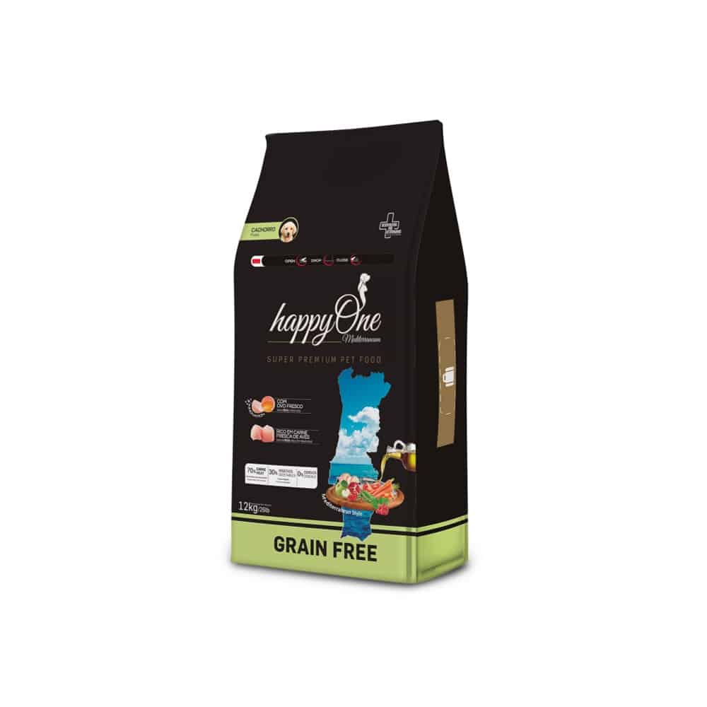 Happy One Mediterraneum Cão Puppy 12Kg