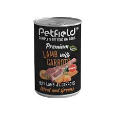 Petfield Wetfood Dog Lamb&Carrot 400g