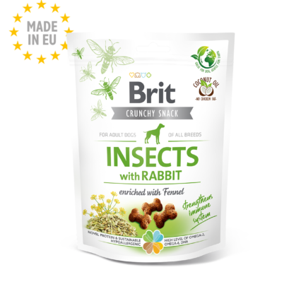 Brit Care Crunchy Cracker Insects with Rabbit 200gr