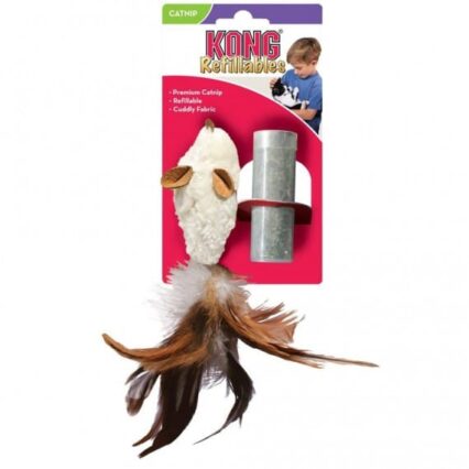 Kong Cat Refillables Feather Mouse