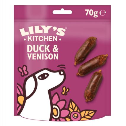LILY'S KITCHEN Salsichas de Pato e Veado 70g