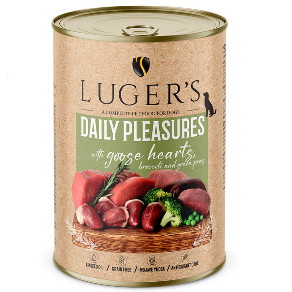 LUGER'S DP - Coração de Ganso, Brócolos e Ervilha 400g