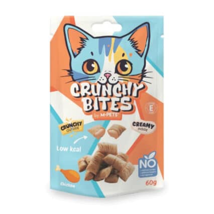 Crunchy Bites Gato Snack Frango 60gr