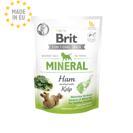 Brit Care Dog Functional Snack Mineral Ham for Puppies 150gr