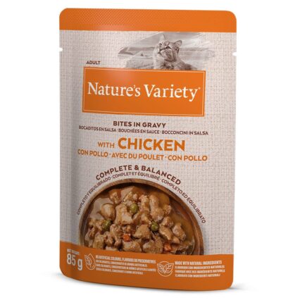 Nature's Variety Cat Wet Original Pedaços em Molho Frango 85gr