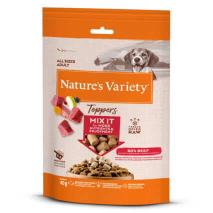 Nature's Variety Dog FD Toppers Beef 40g
