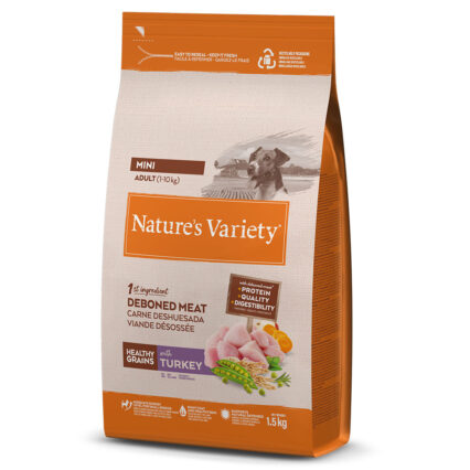 Nature's Variety Dog Grain Mini Adult Turkey 1.5kg