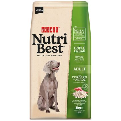 Nutribest Dog Adult Lamb & Arroz 3kg