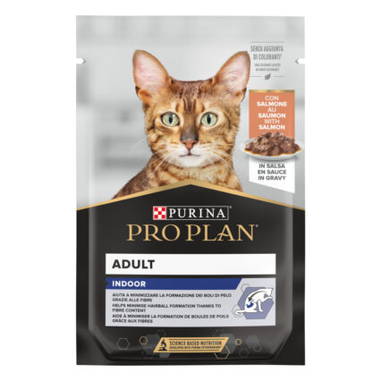 Pro Plan Nutrisavour Indoor Salmão 85gr
