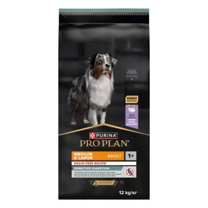 Pro plan Dog Grain Free Medium Large Adult Sensitive Digestion Turkey 12Kg