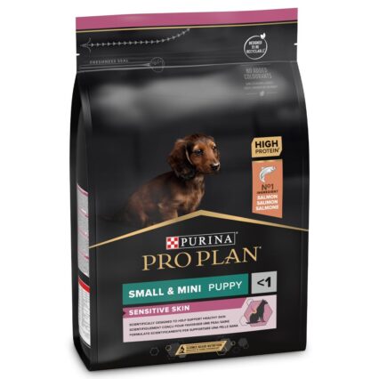 PRO PLAN Small&Mini Puppy Sensitive Skin Salmão 3kg
