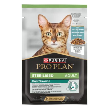 Pro Plan Cat Sterilised Nutrisavour Peixe de Oceano 85gr