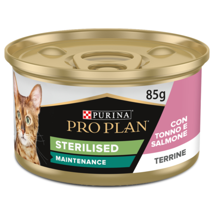 Pro Plan Sterilised Salmão e Atum Terrine 85gr