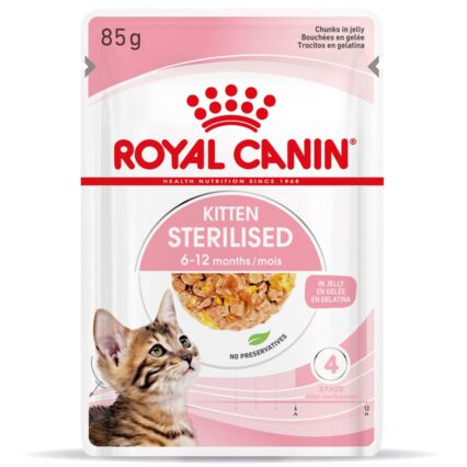 Royal Canin Kitten Esterilizado Jelly 85gr