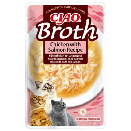 CHURU Gato Broth Receita de Frango com Salmão 40gr