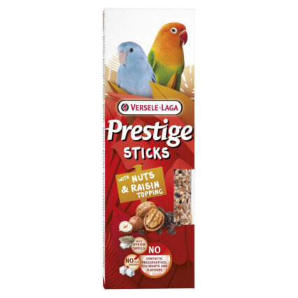 Versele-Laga Prestige Sticks Periquitos Nozes e Passas 2uni 60gr