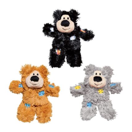 Kong Cat Softies Patchwork Bear