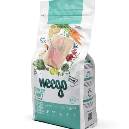 Weego Cat Food Sterilized Turkey & Mint 1.5kg