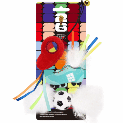 Brinquedo "Fifa 2026" Fun Trio 3 Peças