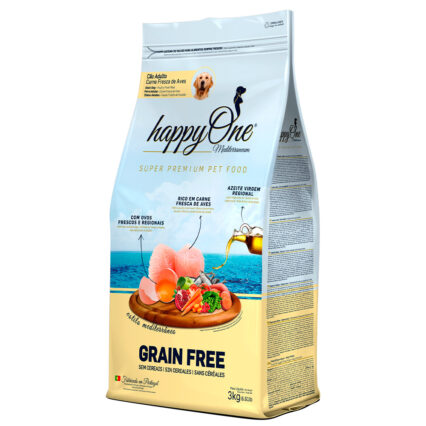 Happy One Mediterraneum Cão Adulto Aves