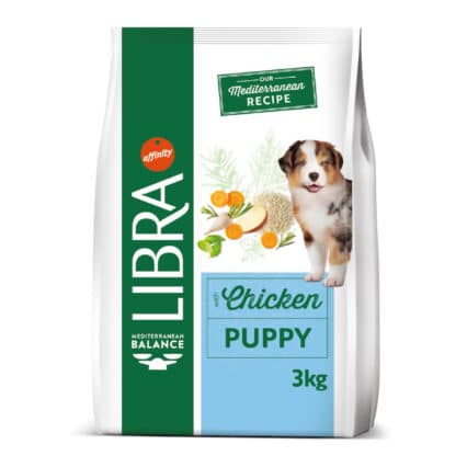 Libra Cão Puppy Frango