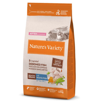 Nature’s Variety Cat Grain Kitten White Fish