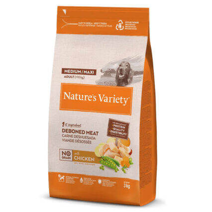 Nature’s Variety Dog No Grain Med Adult Chicken