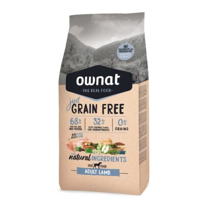 Ownat Just Grain Cão Adulto Borrego