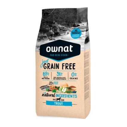 Ownat Just Grain Cão Truta