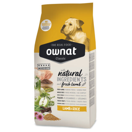 Ownat Classic Cão Borrego e Arroz