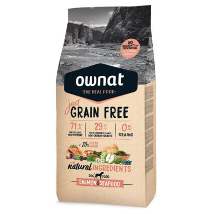 Ownat Just Grain Cão Salmão e Marisco