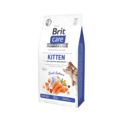 Brit Care Cat Grain Free Kitten Gentle Digestion & Strong Immunity | Salmon