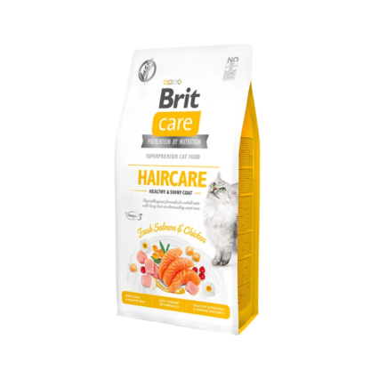Brit Care Cat Grain Free Haircare & Skin Coat | Salmon & Chicken