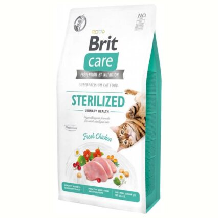 Brit Care Cat Grain Free Sterilised Urinary Health | Chicken & Peas