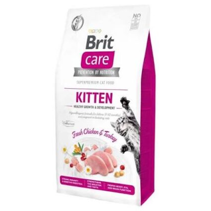 Brit Care Cat Grain Free Kitten Healthy Growth & Development | Turkey & Chicken