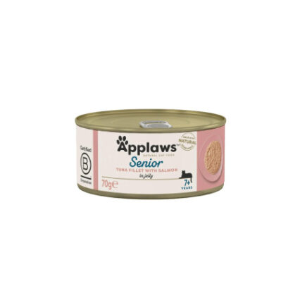 Applaws Gato Senior +7 Atum e Salmão 70gr